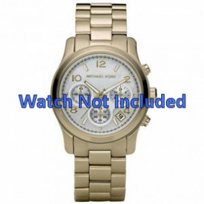 Uhrenarmband Michael Kors MK5305 Stahl Vergoldet 20mm